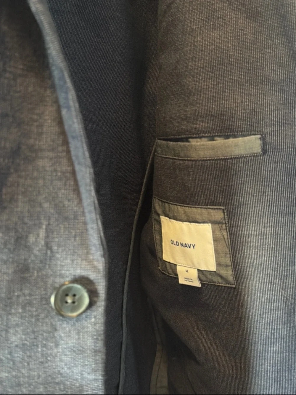 Old Navy Men's Navy Two-Button Sport Coat